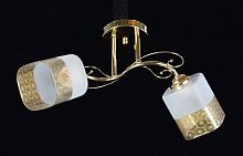 Люстра потолочная двухрожковая Мелодия Света 40Вт Е27 220В Золото картинка 